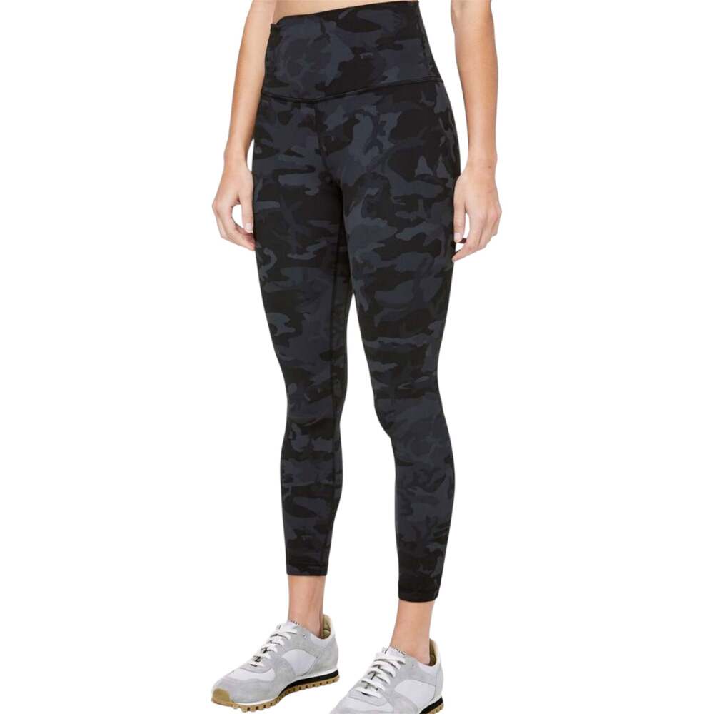 Lululemon Align Pant II 25" Nulu High Rise Pocket Incognito Camo Multi Grey 4